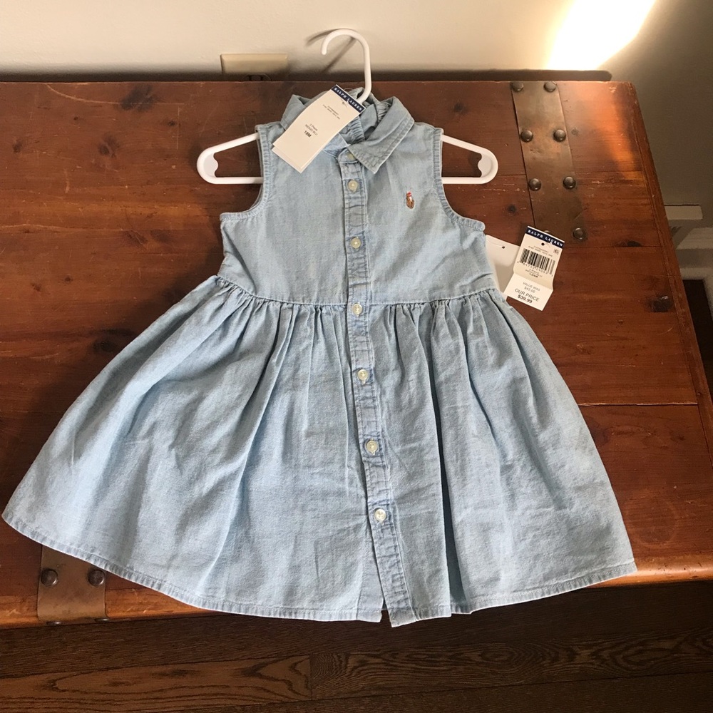 NWT Chambray Dress - Ralph Lauren